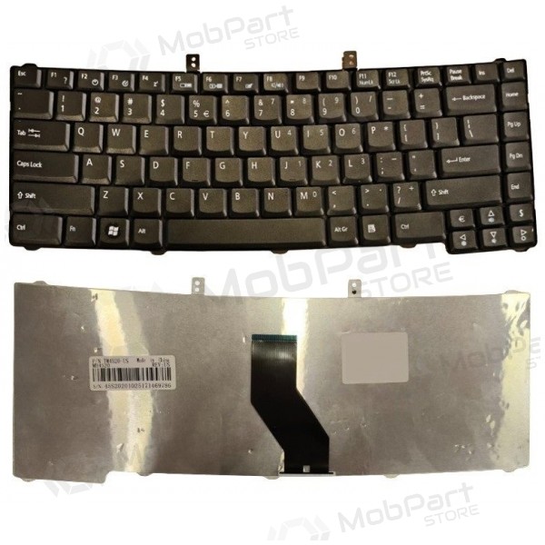 Klaviatuur Acer: TM4320, TM5710, 4630Z, 4620Z, 5530G, 4730, US Klaviatuur Acer: TM4320, TM5710, 4630Z, 4620Z, 5530G, 4730, US