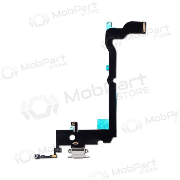 Apple iPhone XS Max laadimispesa ja mikrofoni liides (laadimisliides) (hõbedane)