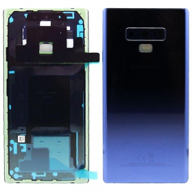 Samsung N960F Galaxy Note 9 patareipesade kaas (tagakaas) sinised (Ocean Blue) (kasutatud grade C, originaalne)