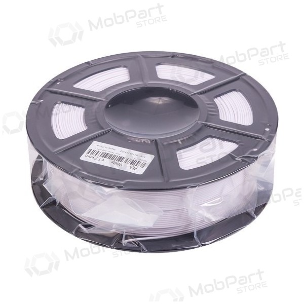 3D spausdinimo plastikas PLA, 1.75mm, 1kg, valged 3D spausdinimo plastikas PLA, 1.75mm, 1kg, valged