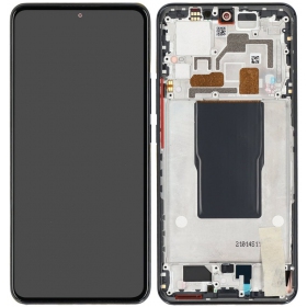 Xiaomi 12T / 12T Pro ekraan (mustad) (koos raamiga) (Premium)