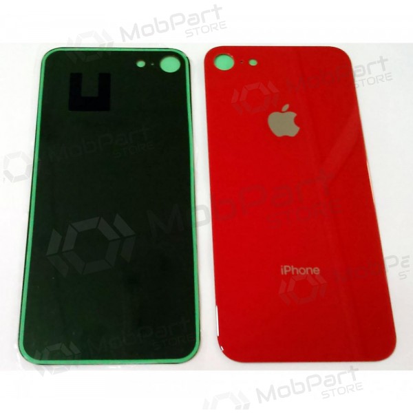 Apple iPhone 8 patareipesade kaas (tagakaas) (punane) (bigger hole for camera) Apple iPhone 8 patareipesade kaas (tagakaas) (punane) (bigger hole for camera)