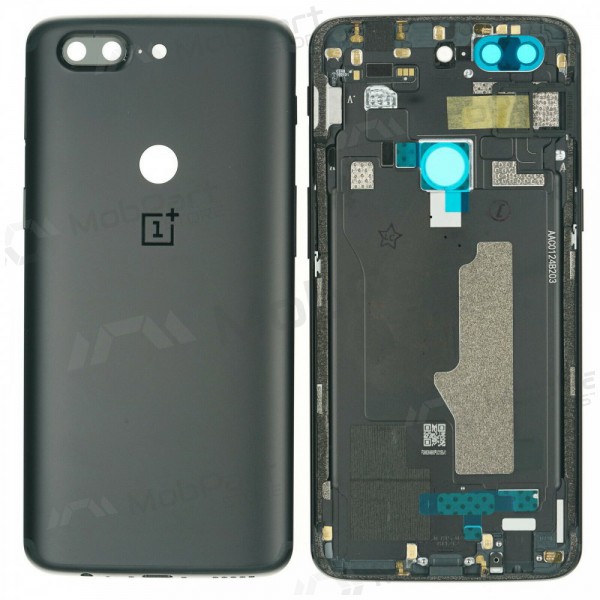 OnePlus 5T patareipesade kaas (tagakaas) mustad (Midnight Black) (kasutatud grade A, originaalne)