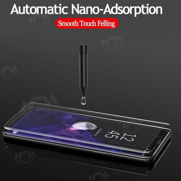 LCD apsauginis stikliukas Nano Optics 5D UV Glue Samsung S928 S24 Ultra lenktas läbipaistev