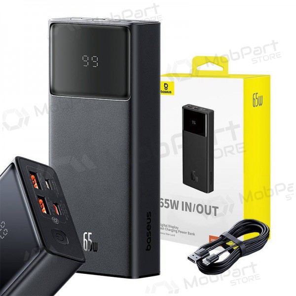 Väline patarei / aku Power Bank Baseus StarLord 65W 20000mAh must P10022906113-00 Väline patarei / aku Power Bank Baseus StarLord 65W 20000mAh must P10022906113-00