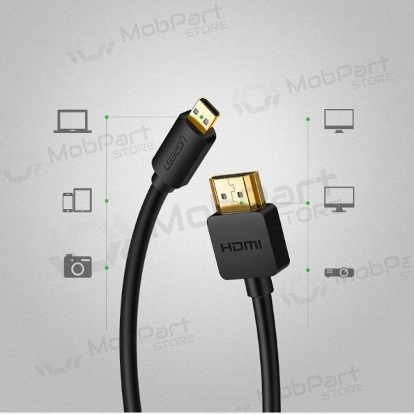 HDMI kaabel Ugreen HD127 HDMI Micro HDMI-le 1.5 m 4K 60 Hz must