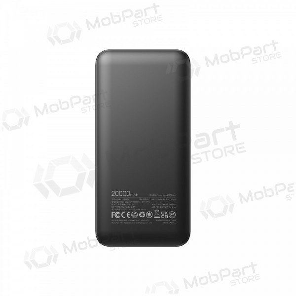 Väline patarei / aku Power Bank Joyroom JR-PBF14 20000mAh must Väline patarei / aku Power Bank Joyroom JR-PBF14 20000mAh must