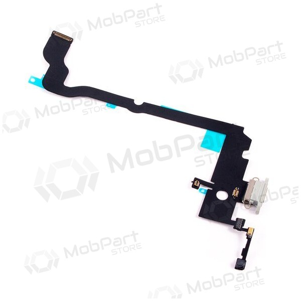 Apple iPhone XS Max laadimispesa ja mikrofoni liides (laadimisliides) (hõbedane)