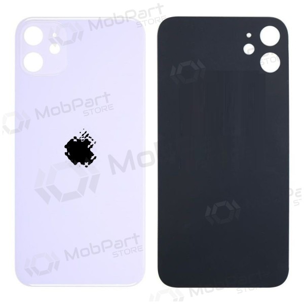 Apple iPhone 11 patareipesade kaas (tagakaas) lilla (Purple) (bigger hole for camera)