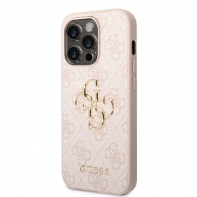Apple iPhone 14 Pro Max ümbris - Guess PU 4G Metal Logo (hall)
