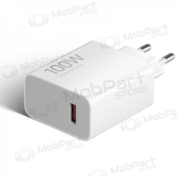 Telefonilaadija Xiaomi Charging Combo BHR095VEU 100 W USB-A koos USB-C kaabliga valge