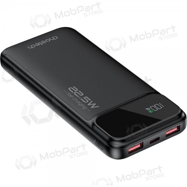 Väline patarei / aku Power Bank Choetech B728 22.5W 10000mAh must Väline patarei / aku Power Bank Choetech B728 22.5W 10000mAh must