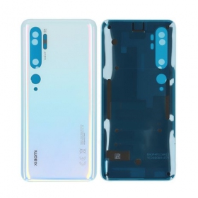 Xiaomi Mi Note 10 patareipesade kaas (tagakaas) valged (Glacier White)