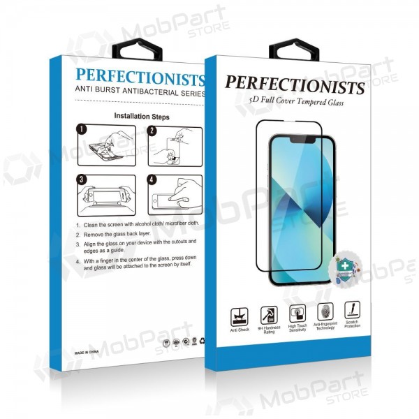 LCD apsauginis stikliukas 3D Perfectionists Xiaomi Redmi Note 14 Pro+ 5G lenktas mustad