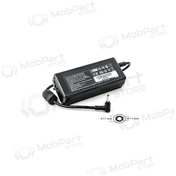 ASUS 45W: 19V, 2.37 sülearvuti laadija