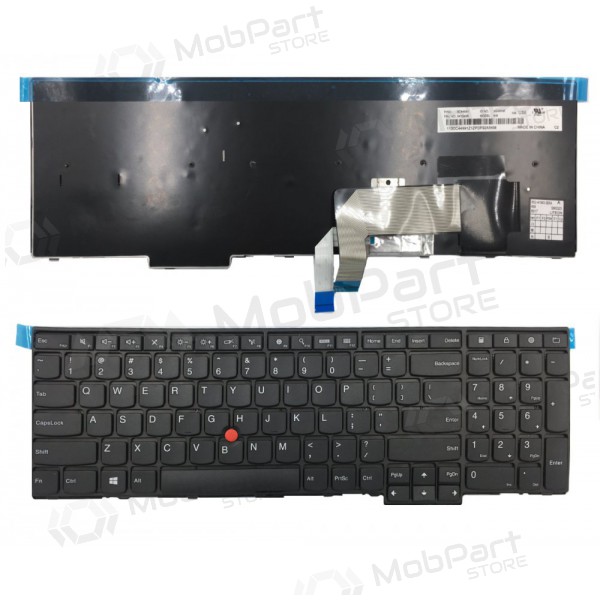 Lenovo: ThinkPad Edge P50S, L560, T540P, W550S, T550, T560 klaviatuur