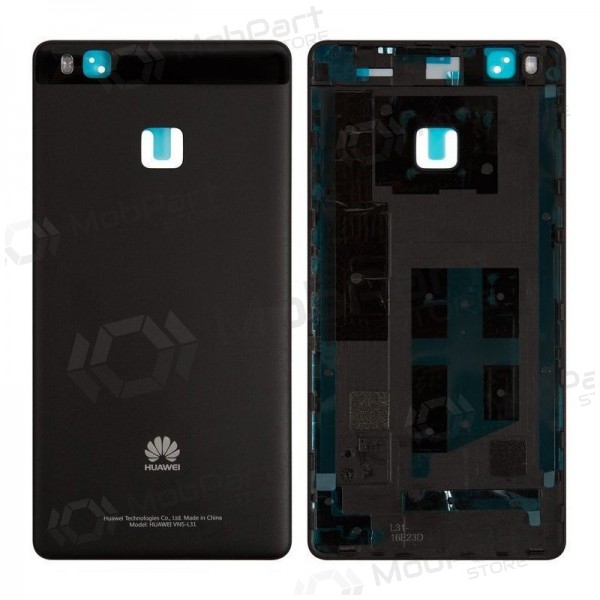 Huawei P9 Lite patareipesade kaas (tagakaas) (mustad) (kasutatud grade B, originaalne)