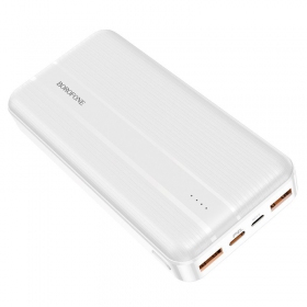 Väline patarei / aku Power Bank Borofone BJ9A Type-C PD+Quick Charge 3.0 (3A) 20000mAh valge