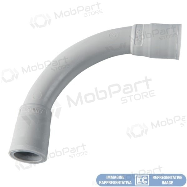 Kampiniskoos jungimas Elettrocanali EC74325 (D25, hall (RAL7035), behalogenis)