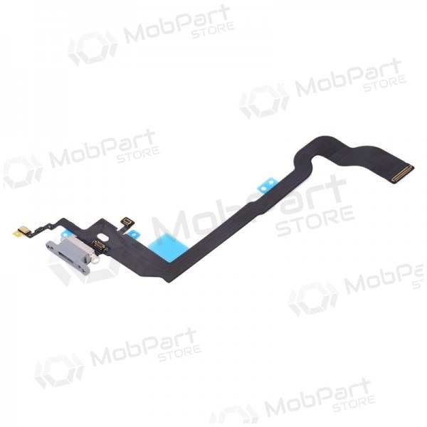 Apple iPhone X laadimispesa ja mikrofoni liides (laadimisliides) (hõbedane)