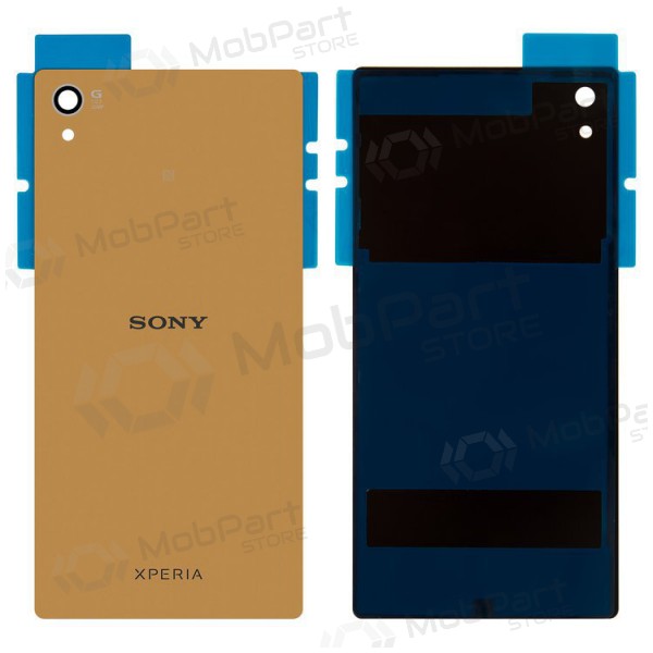 Sony Xperia Z5 Premium E6833 / Z5 Premium E6853 / Z5 Premium E6883 patareipesade kaas (tagakaas) (kuldsed)