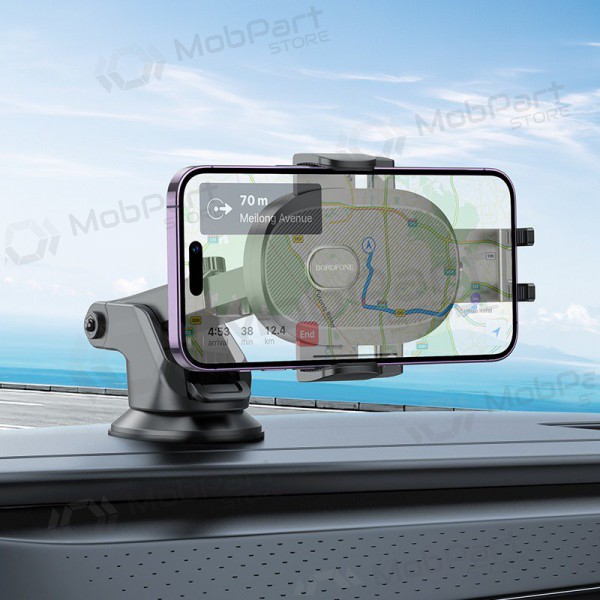 Auto telefonihoidja Borofone BH93 (dashboard) mustad