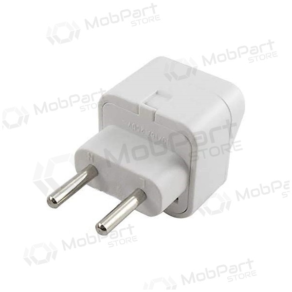 Įkrovimo adapter USA/UK/CN-EUR valged