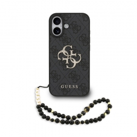 Apple iPhone 17 ümbris - Guess PU 4G Metal Logo Strap
