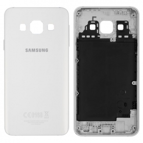 Samsung A300F Galaxy A3 patareipesade kaas (tagakaas) valged (Pearl White) (kasutatud grade A, originaalne)