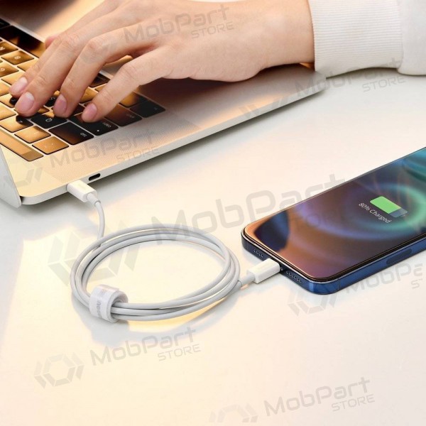 USB kaabel Baseus Superior Type-C - Lightning PD 20W 1.0m (valged) CATLYS-A02