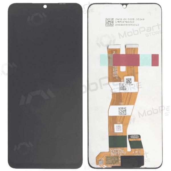 Ekranas Samsung A055 A05 2023 su lietimui jautriu stikliuku Black originaalne