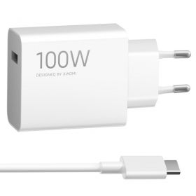 Telefonilaadija Xiaomi Charging Combo BHR095VEU 100 W USB-A koos USB-C kaabliga valge