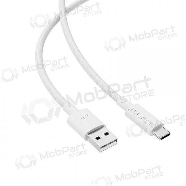 USB kaabel Acefast C18-04 USB-A to USB-C 1.2m valged