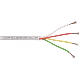 - ELAN varjestatud kaabel 4x0.22