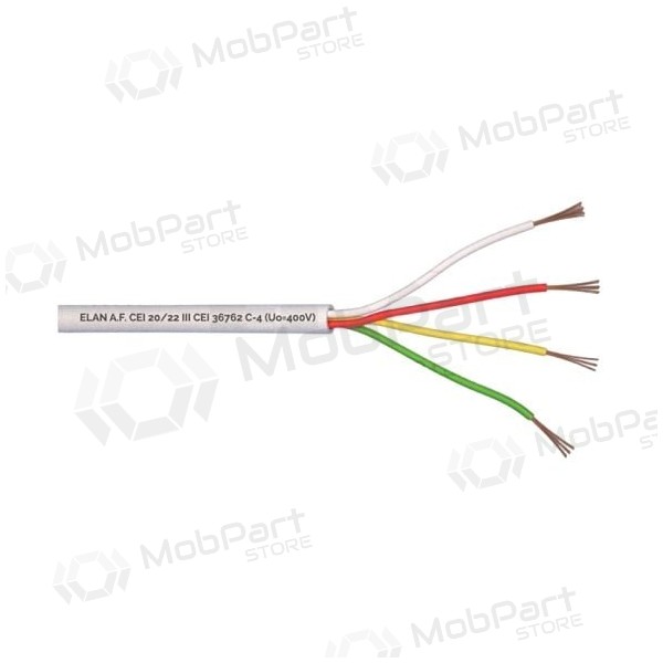 - ELAN varjestatud kaabel 4x0.22