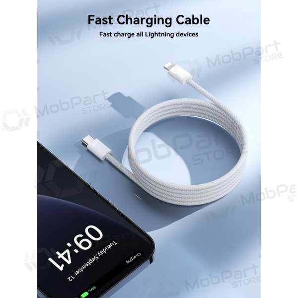 USB kaabel Joyroom S-A45 USB-C to Lightning 30W 1.2m valged