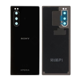 Sony J9210 Xperia 5 patareipesade kaas (tagakaas) (mustad) (kasutatud grade C, originaalne)