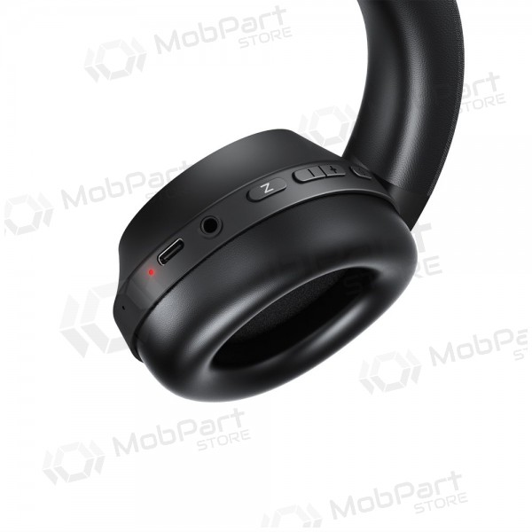 Juodos Acefast H14 Bluetooth USB-C juhtmevabad kõrvaklapid mikrofoniga