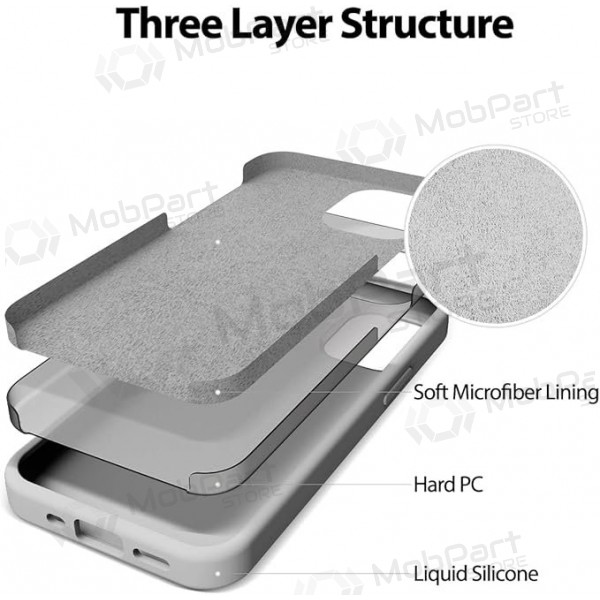 Apple iPhone 11 Pro Max ümbris Mercury - Silicone Case (kivivärvi)