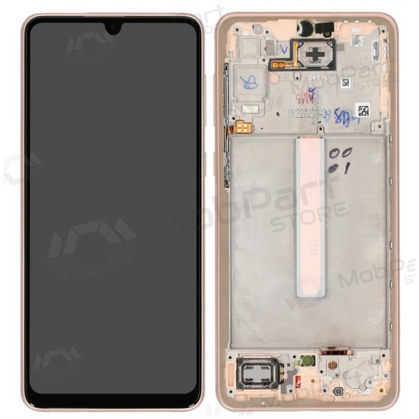 Samsung Galaxy A33 5G ekraan (Peach) (koos raamiga) (originaalne) Samsung Galaxy A33 5G ekraan (Peach) (koos raamiga) (originaalne)