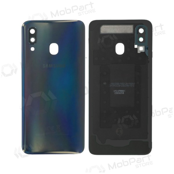 Samsung A405 Galaxy A40 2019 patareipesade kaas (tagakaas) (mustad) (kasutatud grade C, originaalne) Samsung A405 Galaxy A40 2019 patareipesade kaas (tagakaas) (mustad) (kasutatud grade C, originaalne)