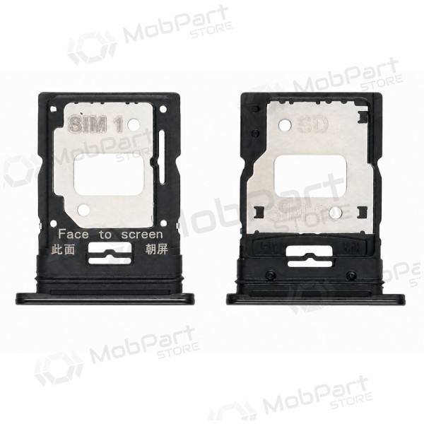 Xiaomi Mi 11 Lite 4G / 5G / 5G NE 2021 SIM-kaardi hoidik (must)