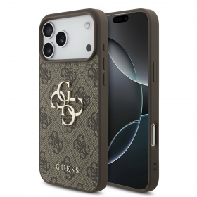 Apple iPhone 17 Pro Max ümbris - Guess PU 4G Metal Logo