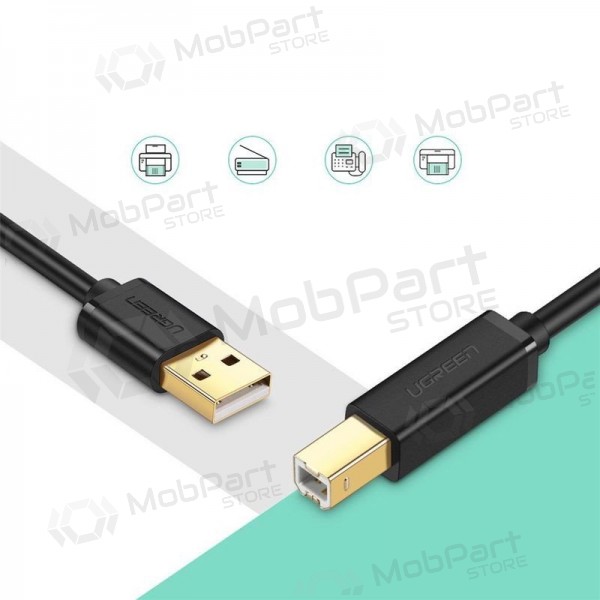 USB-kaabel printeritele Ugreen US135 USB-A USB-B 5 m must