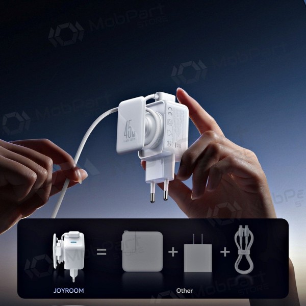 Laadija Joyroom JR-TCL05 45W 2xUSB-C valged