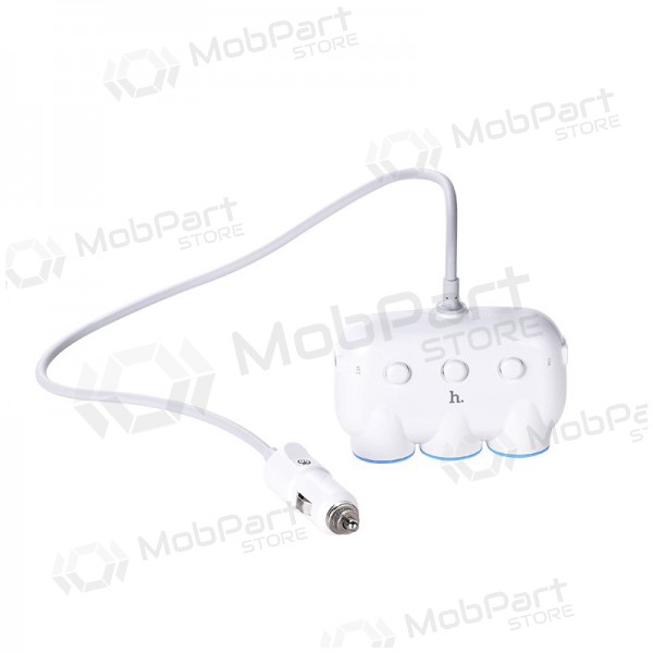 Autolaadija - šakotuvas Hoco C1 2xUSB 3xconnector (3.1A) Autolaadija - šakotuvas Hoco C1 2xUSB 3xconnector (3.1A)