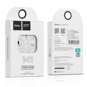 Vabakäeseadmega HOCO M1 3,5mm (valge)