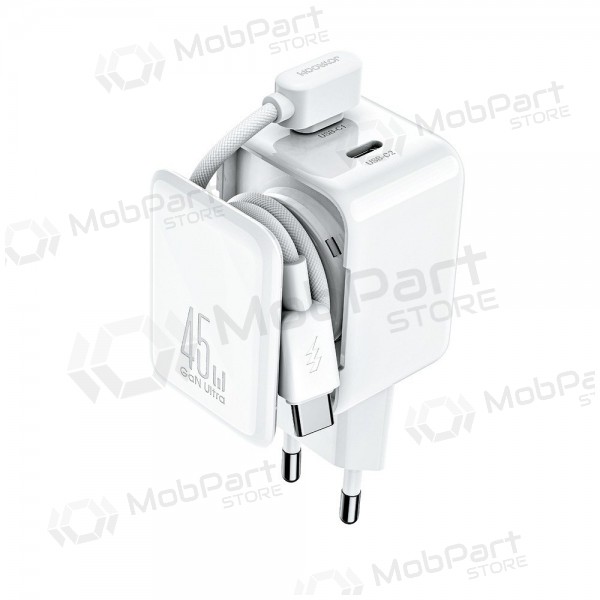 Laadija Joyroom JR-TCL05 45W 2xUSB-C valged