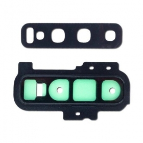 Samsung G975 Galaxy S10+ kaamera klaas mustad (Prism Black)