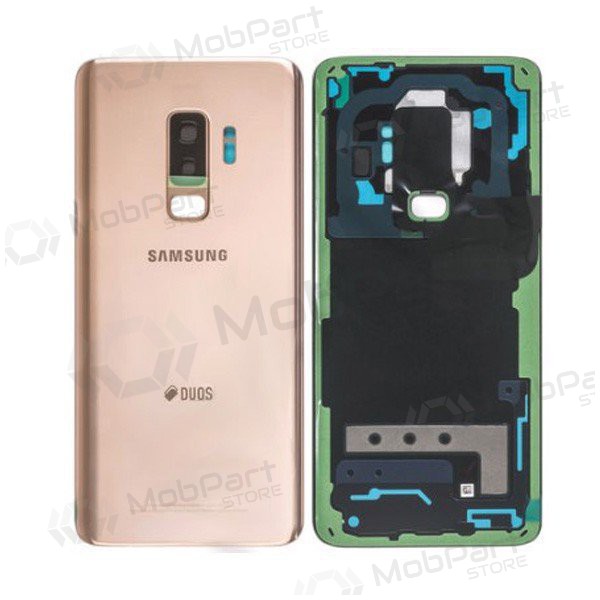 Samsung G965F Galaxy S9 Plus patareipesade kaas (tagakaas) kuldsed (Sunrise Gold) (kasutatud grade A, originaalne)
